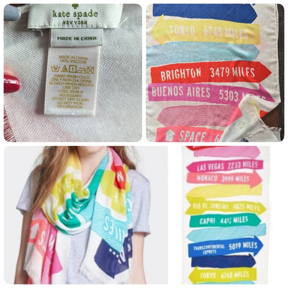 Kate Spade 'from Madison Ave' scarf